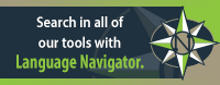 Search in all of our tools with Language Navigator.